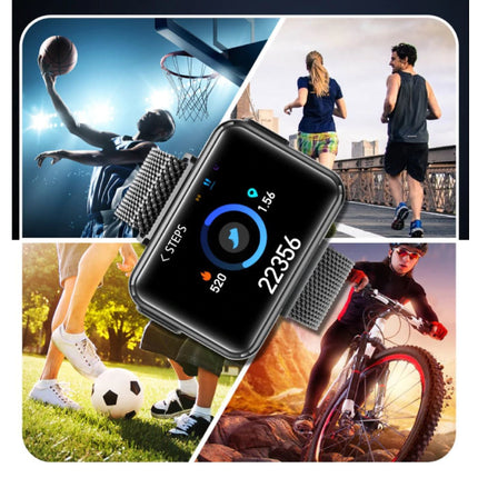 T91 Smartwatch Breed Display met Draadloze Oortjes - 1.4 Inch Scherm - Smartband Fitness Tracker Sport Activity Horloge iOS Android Metaal Zilver