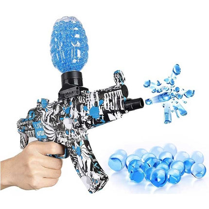 Elektrische Gel Blaster met 10.000 Balletjes - AK47 Model Water Speelgoed Foam Shooter Blauw