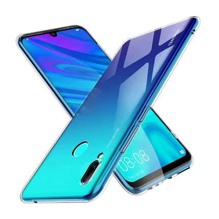 Huawei Y6 2019 Transparant Clear Case Cover Silicone TPU Hoesje 