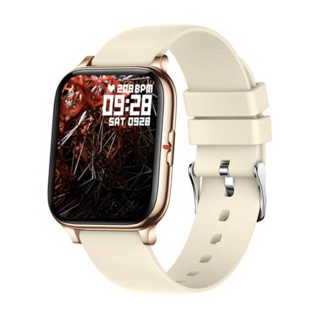 P8 Mix Smartwatch Smartband Smartphone Fitness Sport Activity Tracker Horloge IP67 iOS iPhone Android Siliconen Bandje Goud