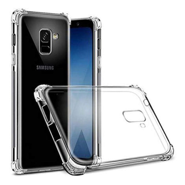 Samsung Galaxy A8 Transparant Bumper Hoesje - Clear Case Cover Silicone TPU Anti-Shock