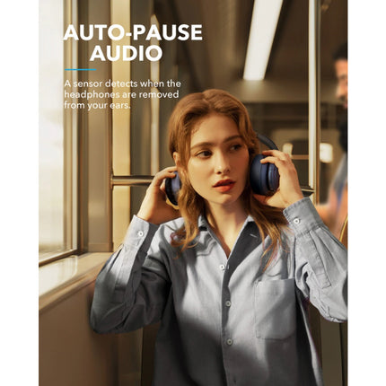 Life Q35 Draadloze Koptelefoon Headset - LDAC Wireless ANC Headphones Stereo Studio Blauw