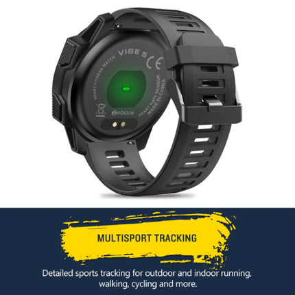 Vibe 5 Smartwatch Fitness Sport Activity Tracker Smartphone Horloge iOS Android iPhone Samsung Huawei Grijs