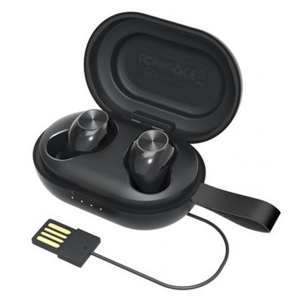 Spunky Beat Oordopjes - TWS Draadloze Smart Touch Control Oortjes Bluetooth 5.0 Ear Wireless Buds Oortelefoon Zwart