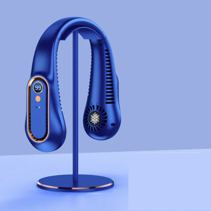 Halsventilator - USB Oplaadbaar - Draagbare Nek Bladloze Koel Ventilator - Groen