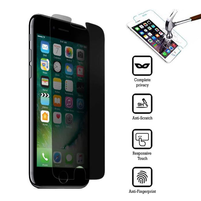 iPhone 6S Privacy Screen Protector Tempered Glass Film Gehard Glas Glazen 