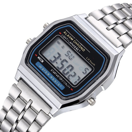 TMC212 Digitale Horloge - Polshorloge 3 ATM Waterdicht - Zwart