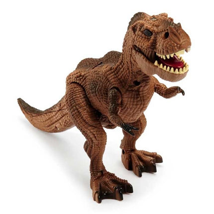 RC T-Rex Dinosaurus met Afstandsbediening - Infrarood Bestuurbare Speelgoed Robot Bruin