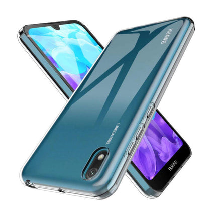 Huawei Y5 2019 Transparant Clear Case Cover Silicone TPU Hoesje 
