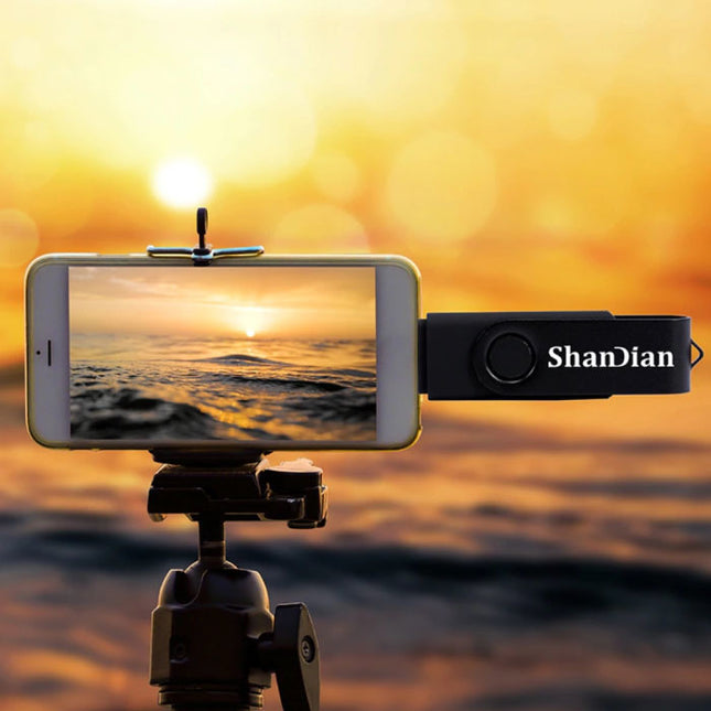 High Speed Flash Drive 4GB - USB en USB-C Stick Geheugen Kaart - Zwart