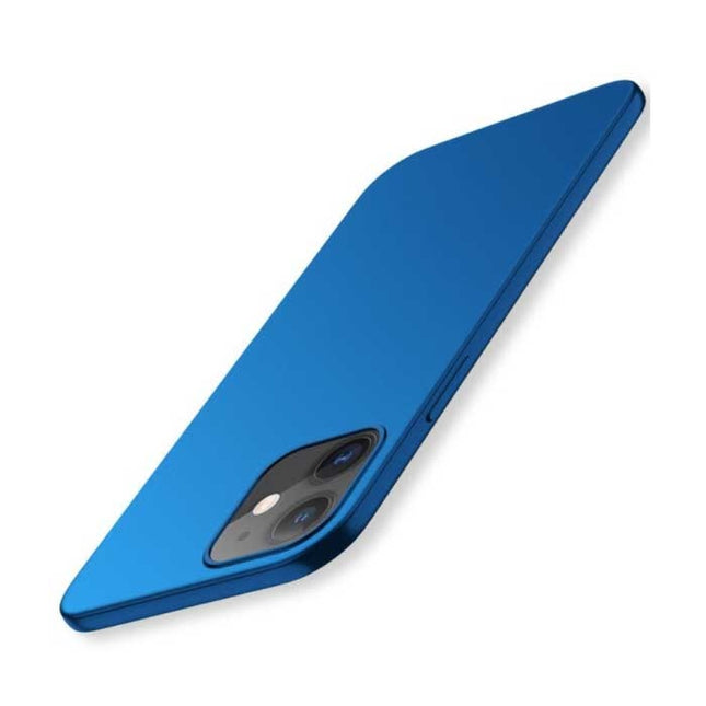 iPhone 14 Plus Ultra Dun Hoesje - Hard Matte Case Cover Blauw