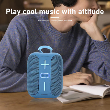TG658 Draadloze Luidspreker - 1200mAh Batterij - Bluetooth 5.3 Subwoofer HiFi TF Radio - Blauw