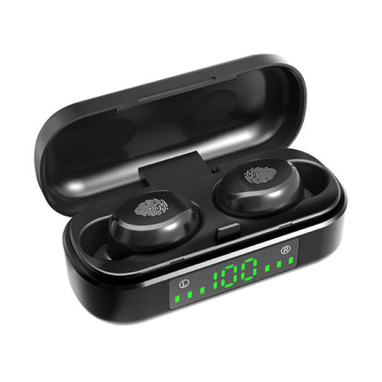 V8 Draadloze Oortjes - True Touch Control TWS Oordopjes Bluetooth 5.0  Wireless Ear Buds Earphones Oortelefoon Zwart