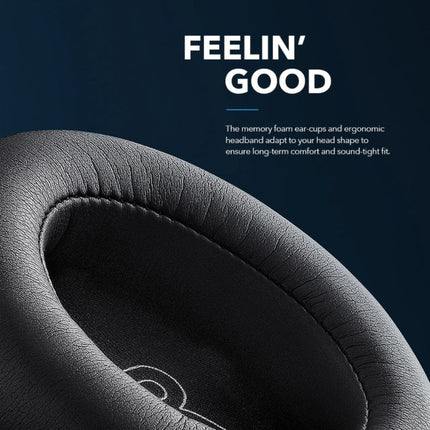 Soundcore Space NC Draadloze Koptelefoon - Bluetooth 5.0 Wireless Headphones Stereo Studio Zwart