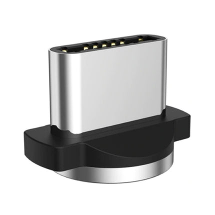 USB-C Magnetische Oplaadkabel 1 Meter Type C - Gevlochten Nylon Oplader Data Kabel Android Goud