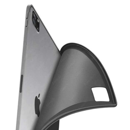 RGB Toetsenbord Hoes en Muis voor iPad 9.7" - QWERTY Multifunctionele Keyboard Bluetooth Smart Cover Case Hoesje Blauw