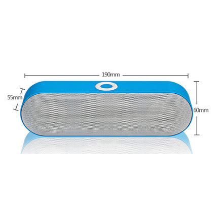NBY-18 Mini Draadloze Soundbar Luidspreker Wireless Speaker Box Bluetooth 3.0 Rood