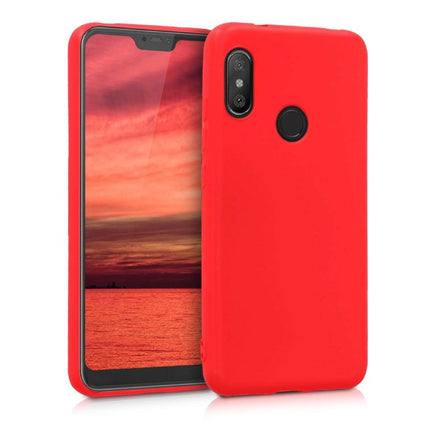 Xiaomi Redmi 9C Ultraslim Silicone Hoesje TPU Case Cover Rood