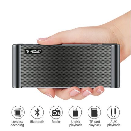 HiFi Draadloze Luidspreker Externe Speaker Wireless Bluetooth 3.0 Speaker Soundbar Box Zwart