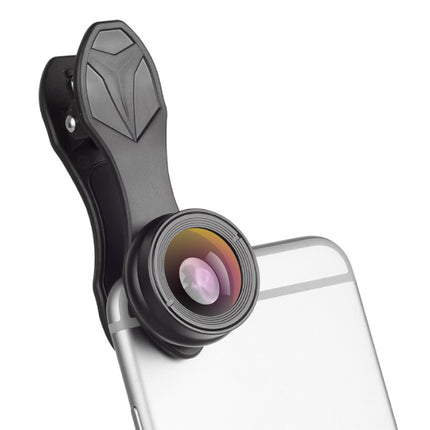 3 in 1 Camera Lens Clip voor Smartphones Zwart - Fisheye/Wide Angle/Macro Lens