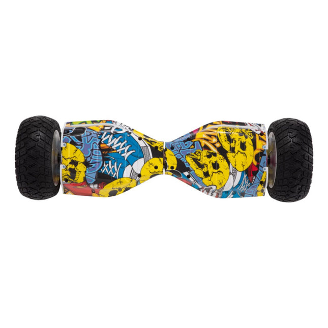 Elektrisch E-Scooter Hoverboard met Bluetooth Speaker - 8.5" - 350W - 2500mAh Batterij - Balance Hover Board Graffitti