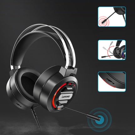 H401 Gaming Koptelefoon met 7.1 Surround Sound - USB Aansluiting Headset met Microfoon DJ Headphones Zwart