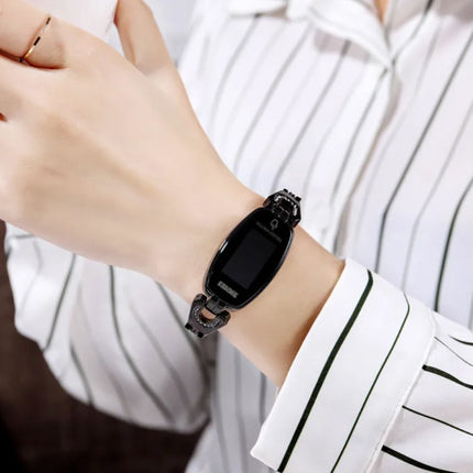 Diamant Horloge voor Vrouwen - Digitaal LED Uurwerk Touch Screen Waterdicht Goud