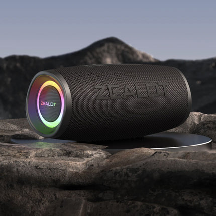 S56 Bluetooth 5.2 RGB Soundbox - 8000mAh Batterij - 3D HiFi Draadloze Luidspreker - Zwart