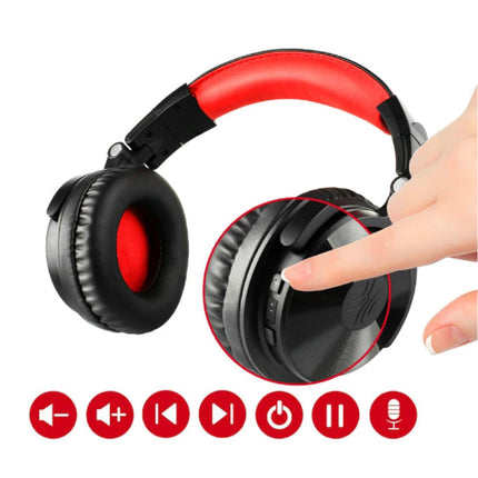 Draadloze Gaming Koptelefoon met Boom Mic - Voor PC/Xbox/PS4/PS5 - Headset Headphones met Microfoon Zwart
