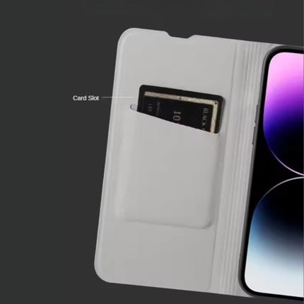Xiaomi Poco M6 Pro (4G) Flip Case - Wallet Cover Portefeuille Kunstleer Hoesje - Groen