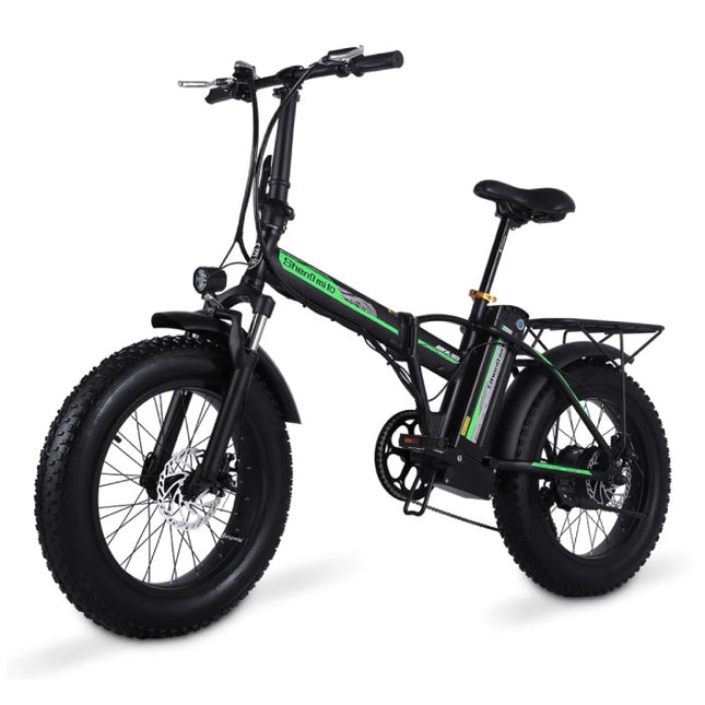 Vouwbare Elektrische Fiets - Off-Road Smart E Bike - 500W - 15 Ah Batterij - Zwart