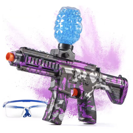 Gel Ball Blaster - M416 Model Speelgoed Soft Shell Foam Shooter - Paars