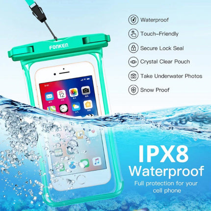 Waterdicht Hoesje voor iPhone / Samsung / Xiaomi - Sport Tasje Zakje Cover Case Armband Jogging Hard Lopen Blauw