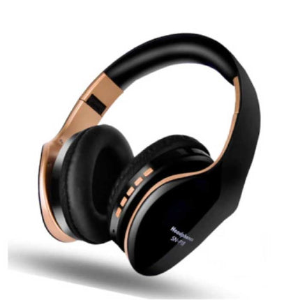 P18 Bluetooth Koptelefoon met Opbergtasje - Opvouwbaar Headset DJ Headphones Zwart 