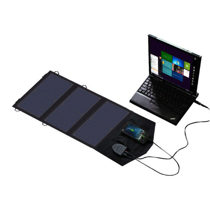 Draagbaar Flexibel Zonnepaneel - Zonne-energie Oplader Zon 18V/21W