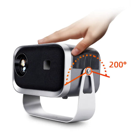 A003 Mini Projector - 5000 Lumen - Screen Mirroring Beamer Home Media Speler Zwart