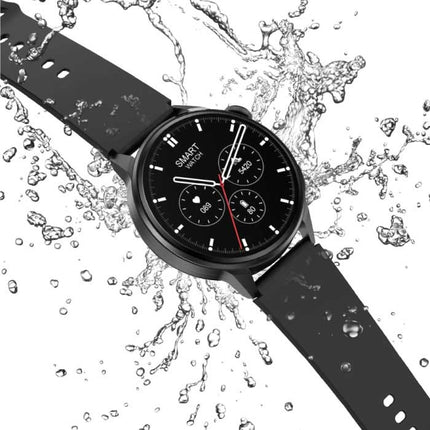 Smartwatch Fitness Sport Activity Tracker Horloge - NFC / ECG / GPS / IP68 - Metaal Bandje Zilver