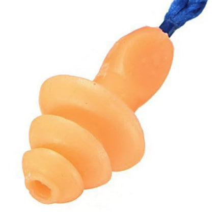 5-Pack Siliconen Oorplugs met Nekkoord - Oordopjes Earplugs voor Slapen Reizen Zwemmen - Zacht Anti Geluid Isolatie - Blauw