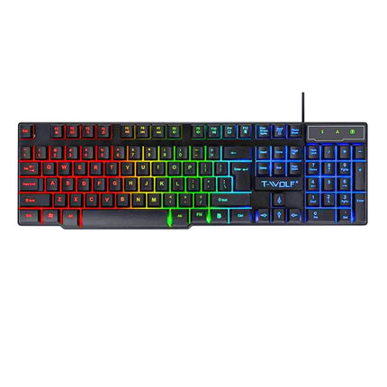 4-in-1 Gaming Toetsenbord / Koptelefoon / Muis / Muismat - RGB - QWERTY 