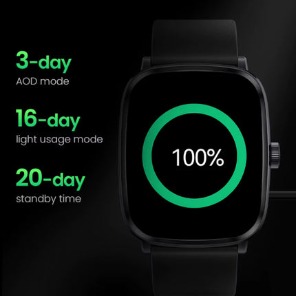 RS5 Smartwatch - 2.01'' AMOLED HD-Display - Hart-en Zuurstof-monitor - Sport Activity Tracker Horloge - Silicoon Bandje - Wit