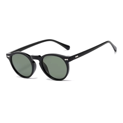 Vintage Zonnebril voor Dames - UV400 Gepolariseerde Bril Shades Brillen - Zwart Groen