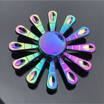 Fidget Spinner - Anti Stress Hand Draaier Speelgoed Toy R118 Metaal Chroma