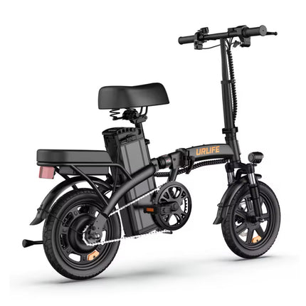F1L Elektrische Fiets - 14-inch Wielen - Opvouwbare Smart E-Bike - Zwart