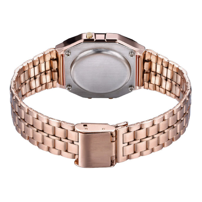 TMC212 Digitale Horloge - Polshorloge 3 ATM Waterdicht - Zwart
