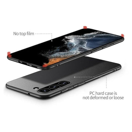 Ultra Dun Hoesje voor Samsung Galaxy S23 Plus - Hard Plastic Case Cover - Cyaan