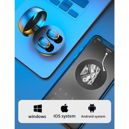 Draadloze Oortjes - Ruisonderdrukking Touch Control Oordopjes TWS 9D Bluetooth 5.0 Earphones Earbuds Oortelefoon Zwart