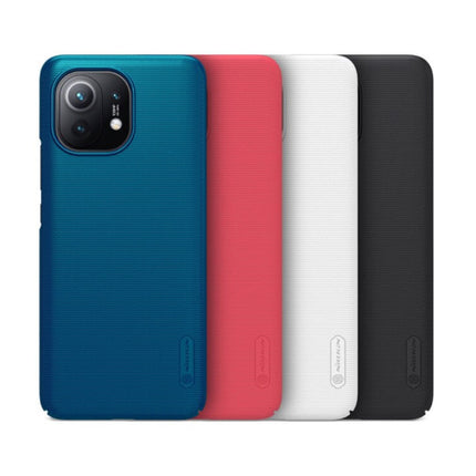 Xiaomi Mi 11 Frosted Shield Hoesje - Shockproof Case Cover Cas Zwart