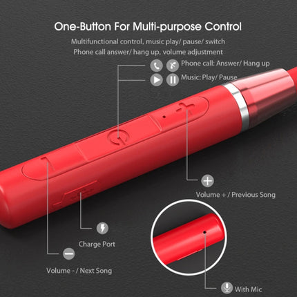 HE05 Draadloze Oortjes - Smart Touch Control TWS Oordopjes Bluetooth 5.0  Wireless Buds Oortelefoon Rood