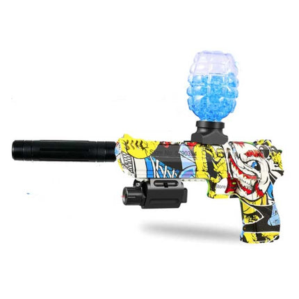 Elektrische Gel Blaster met 10.000 Balletjes - Model Water Speelgoed Foam Shooter Geel
