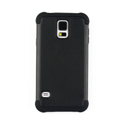 Voor Apple iPhone 4 - Hybrid Armor Case Cover Cas Silicone TPU Hoesje Zwart